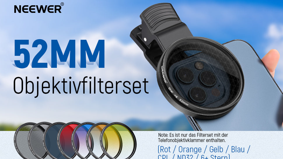 Farbenfrohe Vielfalt: Das Ultimative ND+CPL+Effekt Filter Set für Kreative Fotografie