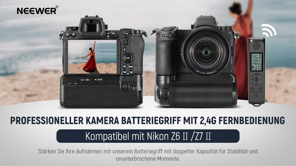 NEEWER Batteriegriff für Nikon Z6 II und Z7 II Kameras: Maximale Leistung und Flexibilität