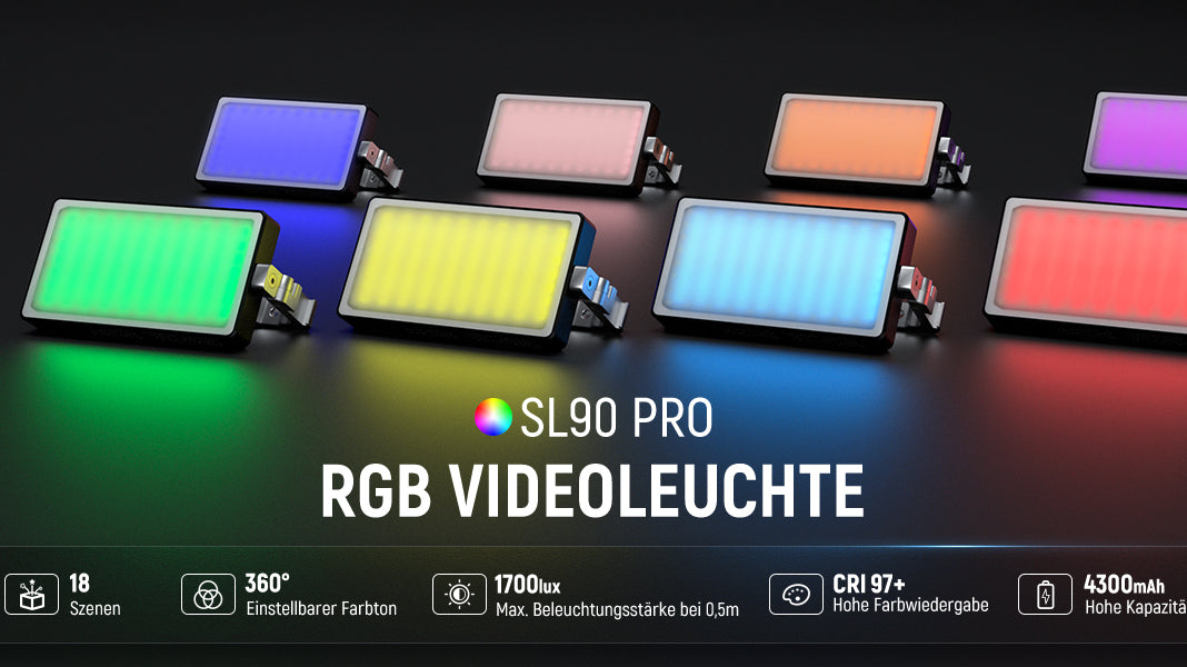 Das NEEWER SL90 LED Panel Licht: Kreatives Lichtdesign mit innovativen Funktionen