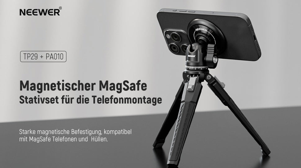 Magisches Magnet-Stativ: Leicht, Tragbar, Professionell
