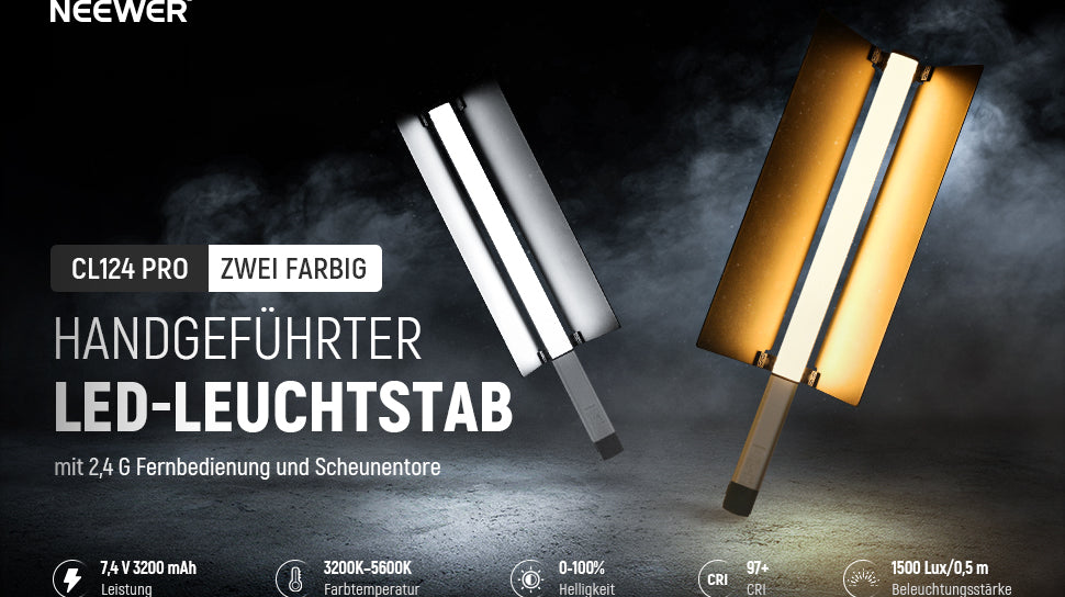 Kreativität im Rampenlicht: CL124 PRO - Der ultimative zweifarbige Lichtstab