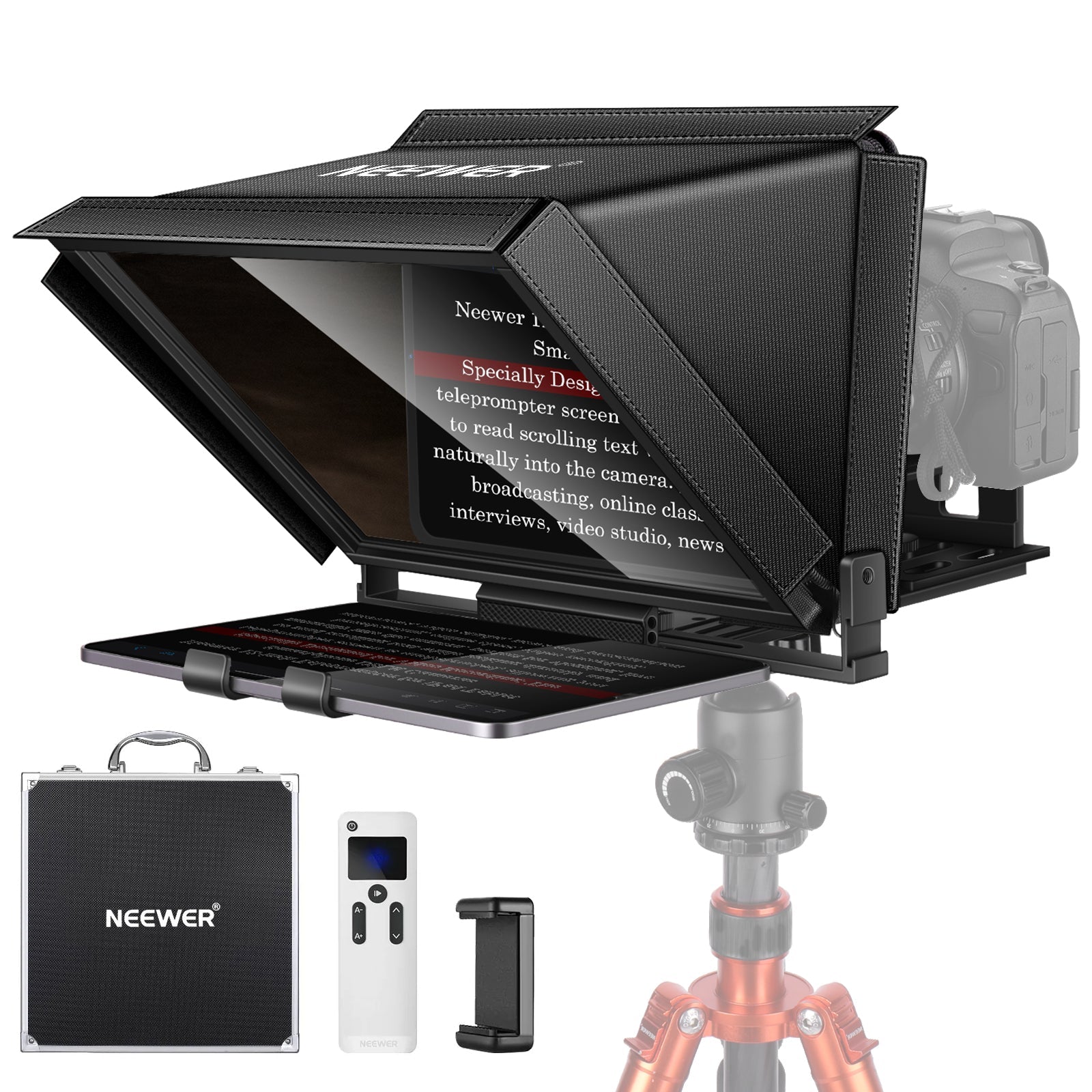 NEEWER Upgraded X12 Remote Teleprompter - NEEWER – NEEWER.de