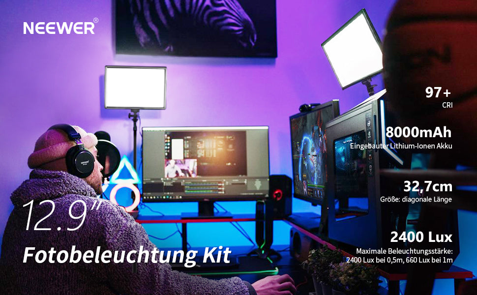 LED-Leuchtzauber: Präzise Farbwiedergabe für Jede Aufnahme