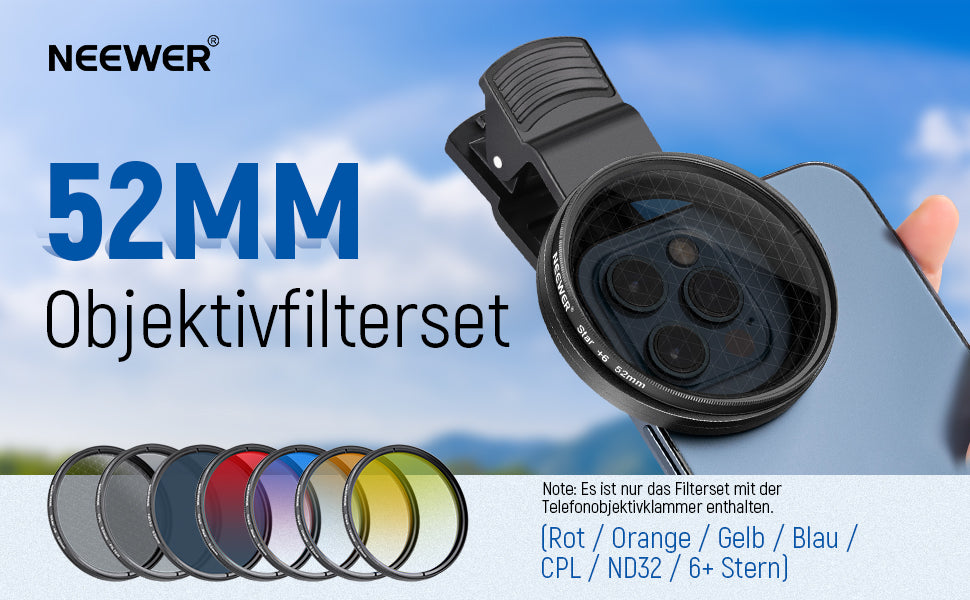 Farbenfrohe Vielfalt: Das Ultimative ND+CPL+Effekt Filter Set für Kreative Fotografie