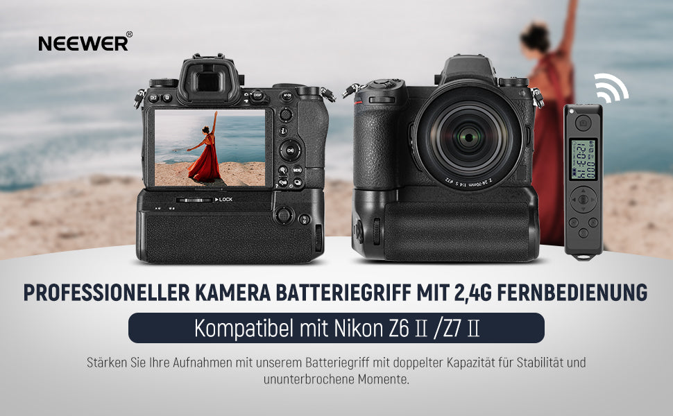 NEEWER Batteriegriff für Nikon Z6 II und Z7 II Kameras: Maximale Leistung und Flexibilität