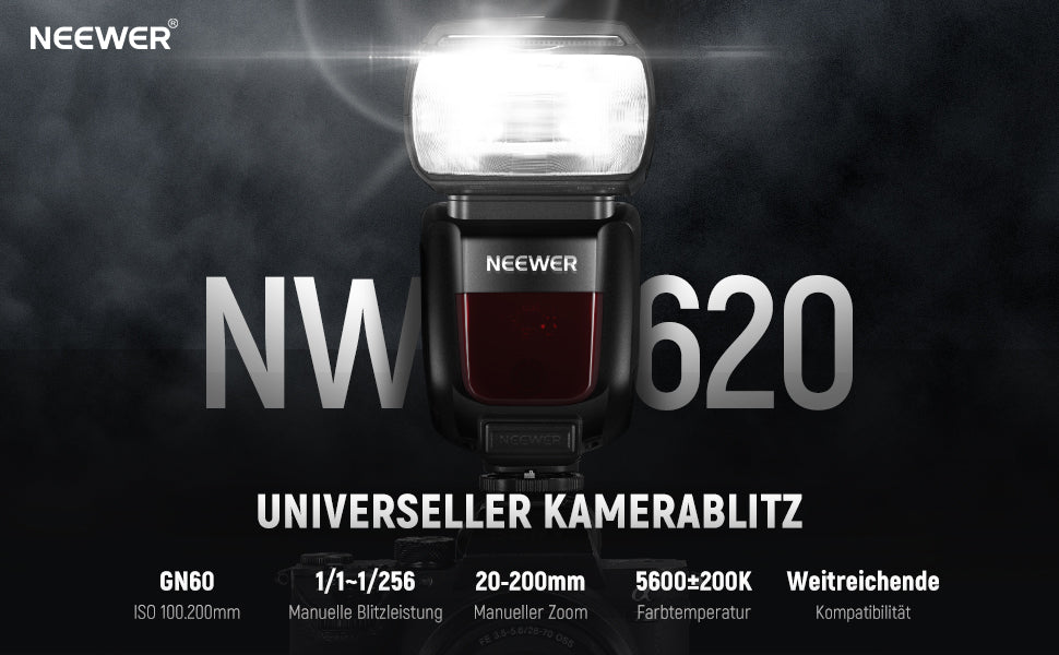 Blitzschnell und Flexibel: Der Vielseitige NW620 Speedlite Blitz