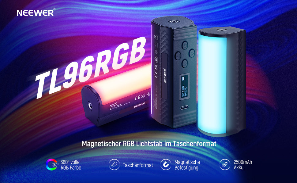 Mobiler Lichtzauber: Der Magnetische Mini-Leuchtstab für Perfekte Aufnahmen