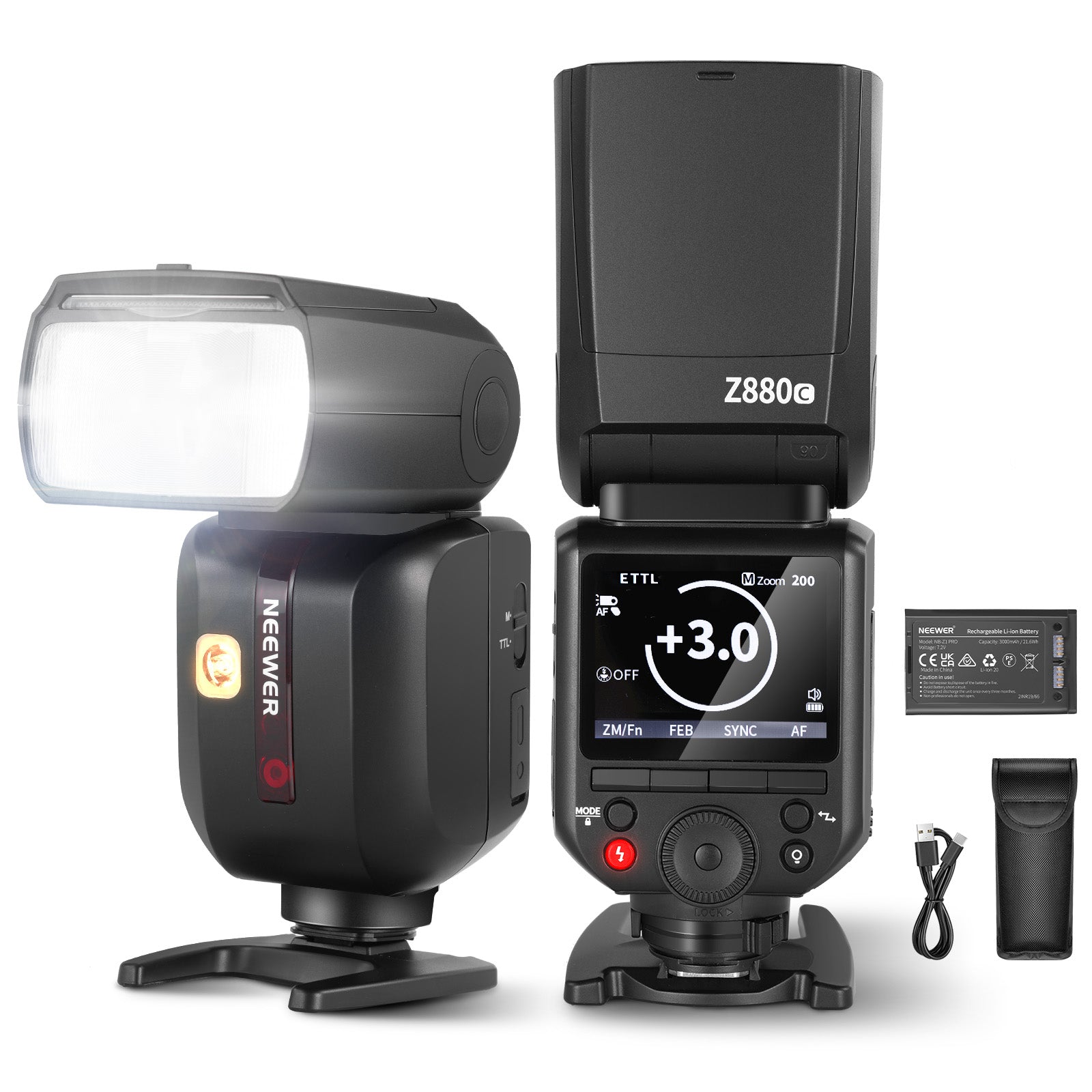 NEEWER Z880 GN60 5600K 76Ws TTL Flash Speedlite - NEEWER