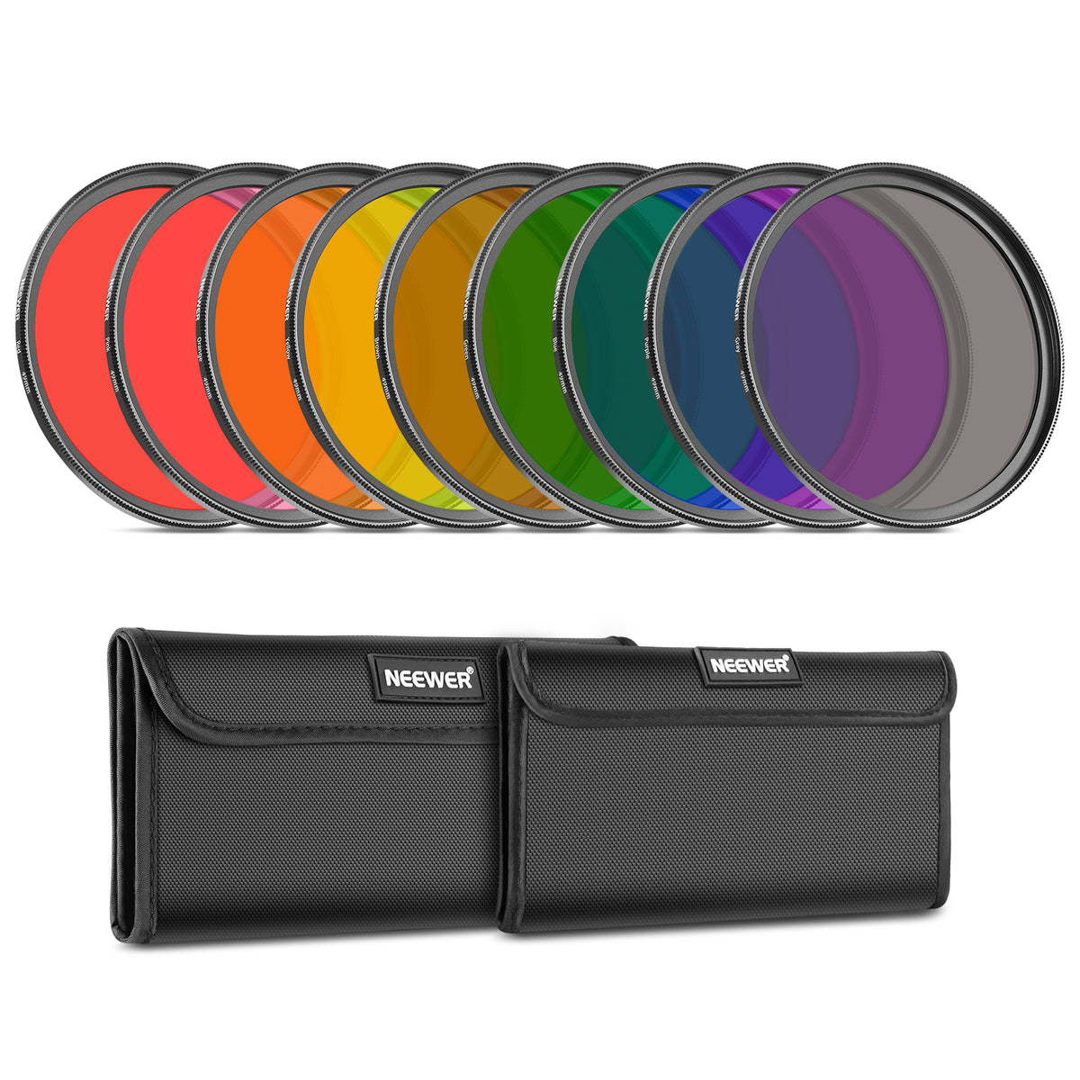 NEEWER 58mm Buntes Sternenlicht gebürstet Kamera Objektiv Filter, Spezialeffektfilter mit anamorphem Flare, glänzender Starburst Starlight Filter, Fotografie Prismenfilter, Kamera Objektiv Zubehör