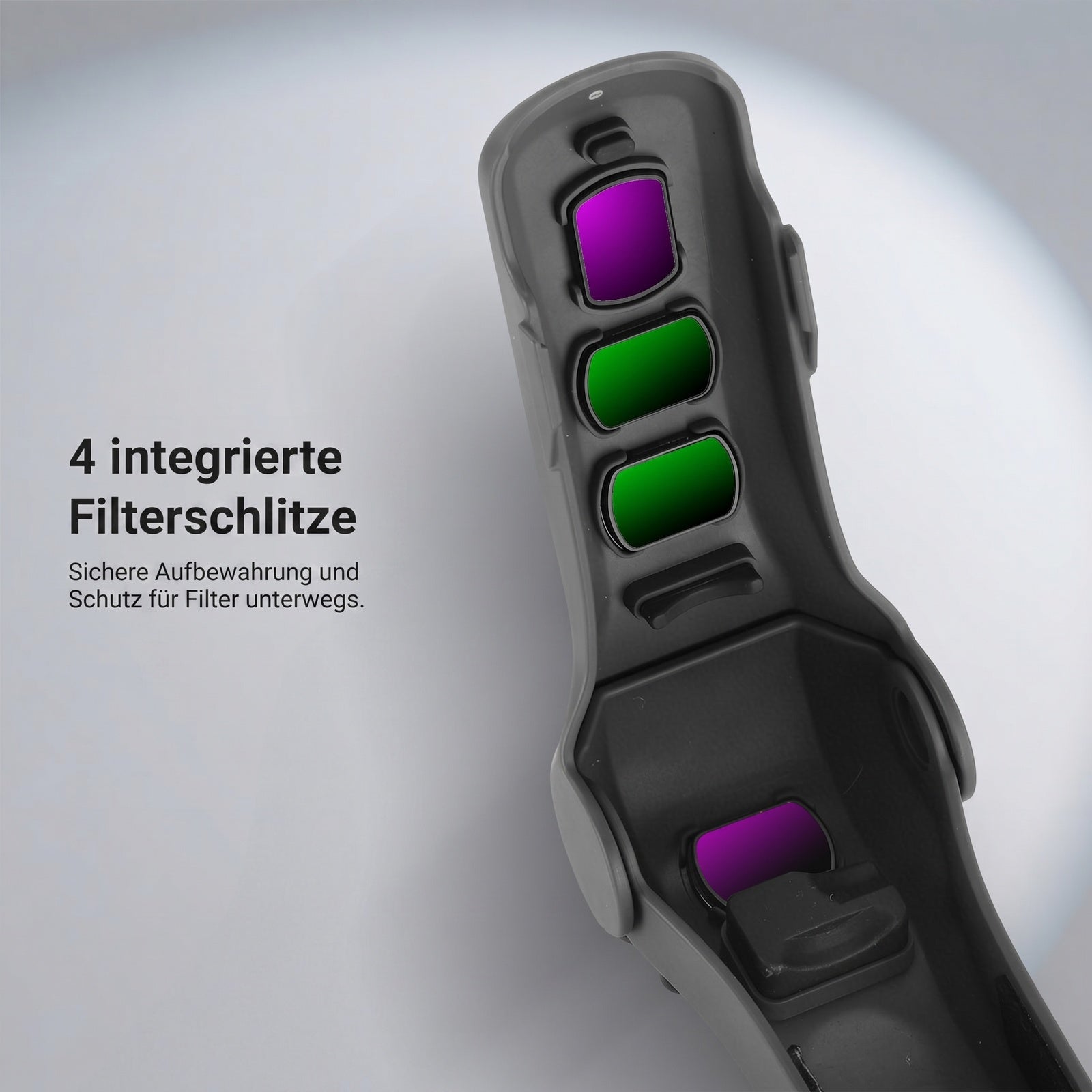 NEEWER AC088 Schutzhülle für DJI Osmo Pocket 3 mit 4 Filterfächern