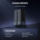 Package Contents of the NEEWER NB-Q200 Rechargeable Lithium Battery for Q200