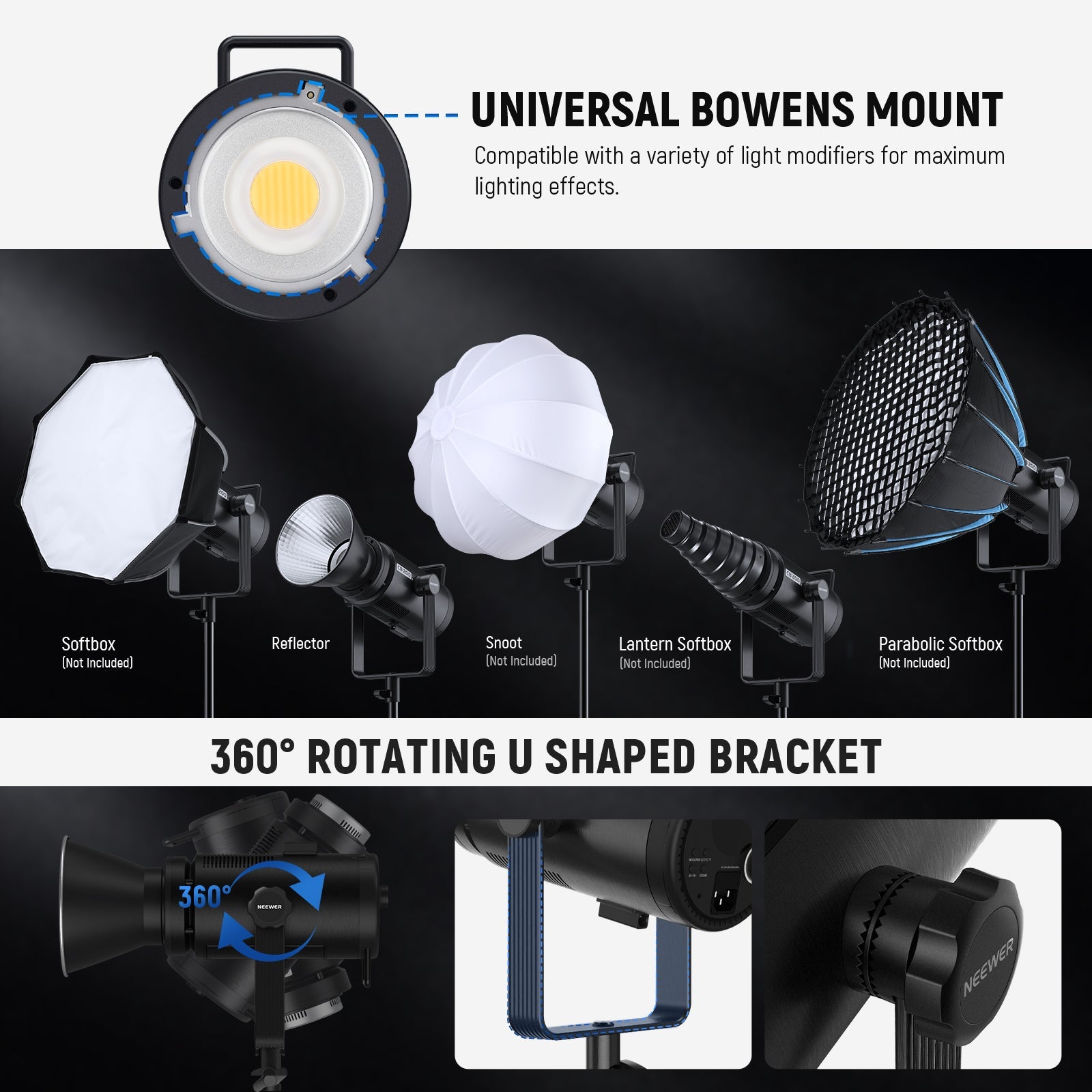 NEEWER CB200B 210W LED Video Light