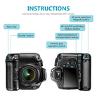 Neewer BG-E8 Replacement Battery Grip for Canon EOS 550D 600D 650D 700D/ Rebel T2i T3i T4i T5i SLR Cameras - neewer.com