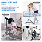 Neewer 6.2ft/1.9m Collapsible Metal Photography Light Stand