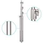 Neewer Stainless Steel Light Stand 102"/260 cm Heavy Duty with 1/4-inch to 3/8-inch Universal Adapter - neewer.com