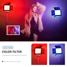 Neewer 8-Pack Lighting Color Filter Tansparent Color Correction Filter in 8