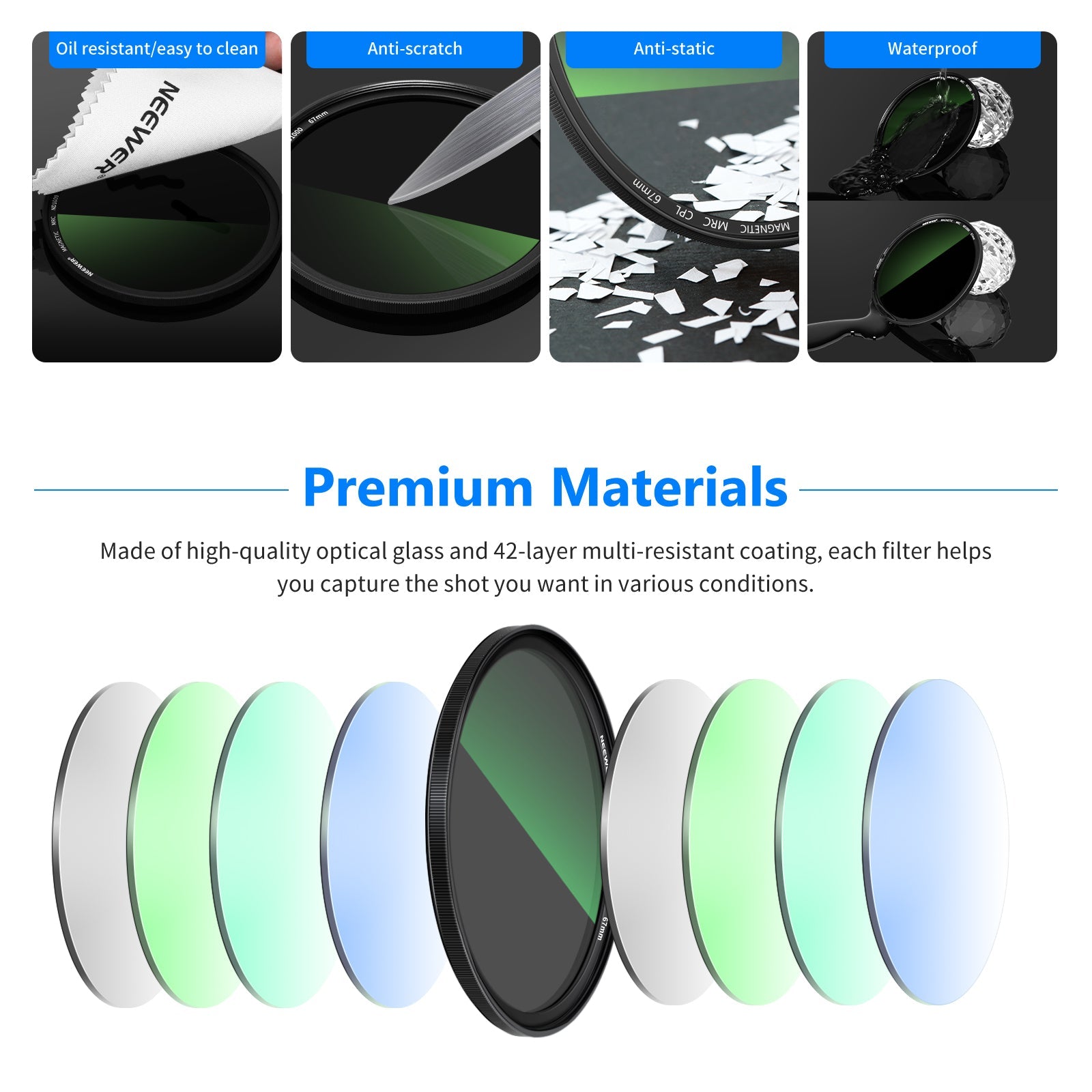 neewer lens filter kit