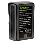 Neewer V Mount/V Lock Battery - 190Wh 14.8V 13200mAh Rechargeable